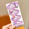 Pasador de Color Gradiente para Niñas Nuevo Pasador de Nube Pinza Lateral para Niña Pasador para Flequillo de Niña Accesorios para el Cabello