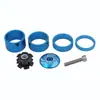 Cansucc Bicicleta de Montaña Bicicleta de Carretera Espaciador de Horquilla de 28.6 Espaciador de Aluminio Junta de Bicicleta Kit Girasol