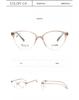 DR.LOLLY Gafas Montura de Gafas Ultraligera Ojo de Gato Gafas Danyang Té Frío TR90 Miopía Luz Azul Anti Gafas Planas