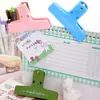 Clip Magnético para Cuaderno de Cola Larga + Clip Magnético de Plástico Colorido + Clip para Documentos de Estudiante, Recibo, Examen Personalizado