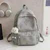 Mochila Personalizada con Estampado de Mariposas, Bolso Escolar para Estudiante de Secundaria, Mochila de Viaje Ligera de Gran Capacidad para Mujer, Transfronterizo