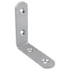 Código de ángulo de acero inoxidable engrosado de 90 grados alargado soporte en forma de L soporte de placa de capa de ángulo recto pieza de fijación conector de ángulo de hierro