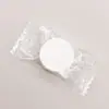 Al por mayor de fábrica desechable 100% viscosa comprimida toalla pequeña grano de caramelo para viaje fácil de llevar toalla de limpieza comprimida