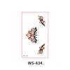 Novedad Flor-brillo Frente Dunhuang Pegatina de Cejas Niños Adultos Mujeres Hanfu Estilo Antiguo Vestido Antiguo Estampado en Frente Pegatina de Actuación