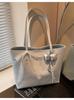 Bolsa Tote Casual de Moda Transfronteiriça para Mulheres, Estilo Coreano Retrô de Grande Capacidade, Novo Modelo 2026, Bolsa de Ombro de Alta Qualidade