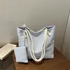 Bolsa de lona grande con diseño de estrella para mujer, bolso de mano casual de moda para ir al trabajo, bolso de hombro versátil para mujer