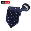 En stock de fábrica Suministro Venta Caliente 8cm Paisley Poliéster Corbata con Cremallera para Hombre Corbata Fácil de Poner