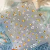 Tensor Lujo Ligero Estilo Océano Lámina de Oro Concha Pegatinas para Uñas Tl-480 Pedrería Atmósfera Estrella de Mar Pegatinas para Uñas