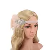 Faixa de Cabelo de Pena Europeia e Americana Acessórios de Cabelo para Festa Faixa de Cabelo para Testa Estilo Étnico Indiano Acessório de Cabeça de Pena Retrô