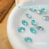 Diamantes para Nail Art Azul Claro de Alta Qualidade, Diamantes Brilhantes Azul Claro Lago com Fundo Pontiagudo de Forma Especial, Joias de Diamante para Unhas de Cristal K9 Azul Rosa Claro
