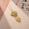 Collar de mariposa con borla de seda antiguo para mujer 2024 nuevo diseño de moda nicho cadena para clavícula estilo palacio chino nuevo