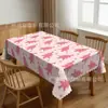 Toalha de Mesa Estilo Novo Transfronteiriça Impermeável Vermelho Natalino Retangular de Alta Qualidade Decorativa para Festivais