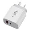 Cargador PD de calibre australiano de 45 W, adaptador PD dual de 45 W para teléfono móvil IP16X, cargador de nitruro de galio de 45 W