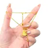 Colar pingente de cabaça de cristal de gelo moderno e simples, corrente para clavícula de borla versátil de luxo leve, cauda de peixe com alta retenção de cor