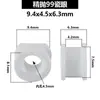Máquina de Torção de Cabos com Olhal Cerâmico Dupla Face Base de Alumínio, Acessórios de Arco de Torção Cerâmico, Máquina de Torção de Cobre, Alumina Semi-Circular Lado Único Duplo 99