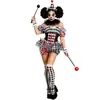 Disfraces de Payaso para Performance de Circo de Halloween, Set de Cosplay de Entrenador de Animales, Disfraz de Payaso Femenino, Mono Sexy
