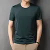 Camiseta de Manga Corta Holgada de Moda para Hombre 2026 para el Uso Diario, Color Sólido, Cuello Redondo, Amigable con la Piel y Cómoda Ropa de Verano para Hombre