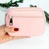 Pequena Carteira de Moedas, Bolsa Clutch, Porta-Moedas, Porta-Cartões, Porta-Chaves, Carteira Curta Nova Moda, Bolsa Versátil com Zíper para Mulheres