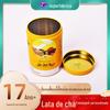 Embalagem de lata de chá 250g Caixa de lata de chá de folha de flandres Lata de metal Chá preto Chá verde Fivela Fundo de filme Lata