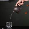 Cerámica Morada Original Patrón de Cuchillo de Cerámica Fengming Tetera Maestro Hecho a Mano para el Hogar Gran Capacidad Kung Fu Juego de Té Barril Bien Olla Individual