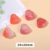 Ágata Yanyuan Carmesí Cuentas Pequeñas, Amuleto de Paz, Colgante de Fortuna, Cuentas Sueltas, Accesorios para Pulseras DIY, Venta al por Mayor de Colgantes