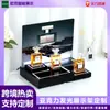 Suporte de Exibição Luminoso de Acrílico Personalizado para Produtos de Skincare Maquiagem Perfume Suporte de Exibição Publicidade de Mesa Cabine de Cosméticos