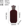 Frasco de Perfume com Revestimento de Veludo e Tampa de Liga de Zinco, Frasco Transparente para Recarga de Perfume, Frasco para Recarga de Amostras de Perfume, Tampa de Perfume com Revestimento de Veludo
