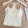 Ropa interior sexy de tirantes cruzados para chica, camisola cómoda y seductora con copas en el pecho, top exterior ajustado para mujer