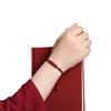 Pulseira de Fio Vermelho Cinnabar de Alto Teor para Mulheres, Pulseira Trançada para Homens, Pulseiras de Casal, Direto do Fabricante