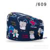 Gorro quirúrgico Gorro redondo de algodón para mujer gorro de enfermera para quirófano gorro quirúrgico estampado gorro de trabajo ajustable con hebilla médica para hombre