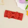 Nuevo accesorio para el cabello infantil transfronterizo europeo y americano: Diadema ancha de nailon con lazo, no ajustada, para bebés y niños pequeños, para proteger la fontanela