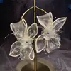 Tocados para el Día del Niño Li Yitong Ciervo Blanco Mismo Pasador Borla de Perla Aire de Hada Pasador Alas de Mariposa Tocados de Elfo