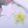 Parche Estilo Ins de Dibujos Animados Lindo con Estampado de Estrella de Cinco Puntas Accesorios para Pasadores de Pelo de Acrílico DIY Material para Colgante de Collar Infantil