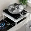 Estante de Cocina Cubierta para Estufa de Gas Soporte para Estufa de Gas Estufa de Inducción Estante para Ollas Encimera Doméstica Estufa de Gas Licuado