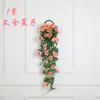 Enredadera de Rosas Simuladas, Enredadera de Flores Artificiales para Colgar en la Pared, Decoración de Pared para Sala de Estar, Orquídea Araña, Flor Trompeta, Flor de Seda para Techo de Boda