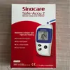 En Stock Versión en Inglés Transfronteriza Sinocare Safe Accu2 Glucómetro con Set de 50 Tiras Reactivas