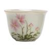 Taza de té pequeña de margarita pintada a mano de fábrica para damas, exquisita taza maestra, taza individual, taza china de alta calidad para degustación de té