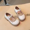 Zapatos para Niña 2026 Primavera y Otoño Nuevo Estilo Zapatos de Piel de Princesa para Niña Estilo Británico Zapatos Individuales de Suela Blanda para Niña Zapatos Mary Jane de Moda