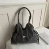 Bolso tote de diseño único con estampado de estrellas, gran capacidad, nuevo bolso versátil de moda 2026 para mujer, estilo casual