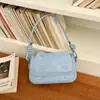 Bolsa de ombro feminina fofa estilo coreano, design de nicho 2026, bolsa transversal estilosa, bolsa para o dia a dia do trabalho, bolsa quadrada pequena da moda