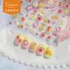Tomoni Pegatinas Finas Resistentes para Uñas Estilo Ins Curación Primavera Nuevo Estilo Frutas Pastel Joyería Pegatinas de Uñas Hechas a Mano