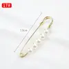 Jeans Ajustables a la Cintura Artefacto para Ajustar la Cintura Pin de Cintura Perla de Verano Hebilla Antiexposición Pin para Pantalones Broche