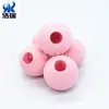 Bola Colorida de Esponja EVA 65mm de Diâmetro Corda de Pular Bola EVA Rosa Espuma 38 Graus Soco