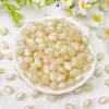 Resina Imitación Ojo de Gato Jujube Cuentas Colorido Brillo Agujero Recto Cuentas Sueltas Hecho a Mano DIY Pasador de Cabello de Cuentas Material de Accesorios de Joyería