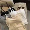 Puro Deseo Chica Picante Sexy Ropa Interior Correas Ajustables Espalda Hermosa Envoltura en el Pecho Ropa Exterior Ropa Interior Moldeadora con Almohadillas en el Pecho Chaleco para Mujer