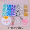 Cuentas de vidrio diy hecho a mano cuentas niños cuentas juguetes educativos pulsera collar accesorios diy venta al por mayor niños