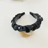 Diadema Elevadora Estilo Celebridad Yang Chaoyue Elegante Cinta Pasador de Perlas Diadema Personalizada Retro para Mujeres