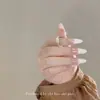 Novo Anel Aberto Prata Dupla Camada para Mulheres Design de Nicho Anel Liso Anel para Dedo Indicador para Mulheres Moda Anel de Dedo do Pé Personalizado