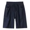 Shorts Jeans Tencel Novo Estilo Verão 2026 para Homens, Finos, Largos, Corte Reto, Calças de Cinco Quartos Modernas e Versáteis para Adolescentes