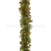 Guirlanda de Frutas Vermelhas de Natal 180cm/ 2,7m Encriptada Vermelha Decoração de Natal Guirlanda de Porta Guirlanda de Porta